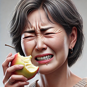 어금니 레진 치료 후 이시림