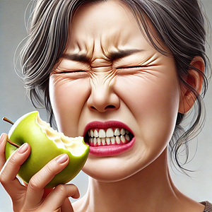 충치도없는데 뜨거운거씹으면 시리는데