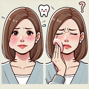 이가 시리고 잘 못 씹을 때